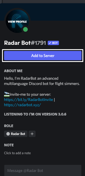 Add to server