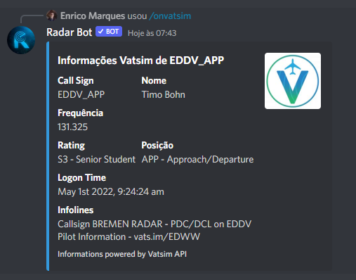 OnVatsim informations